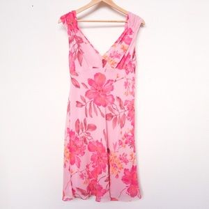 Vintage Y2K Floral Midi Dress
